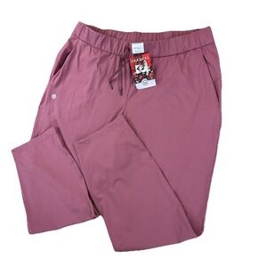 Gradual Joggers Women Sz 2XL Pants Pockets Stretch Ankle Sweatpants Golf Mauve
